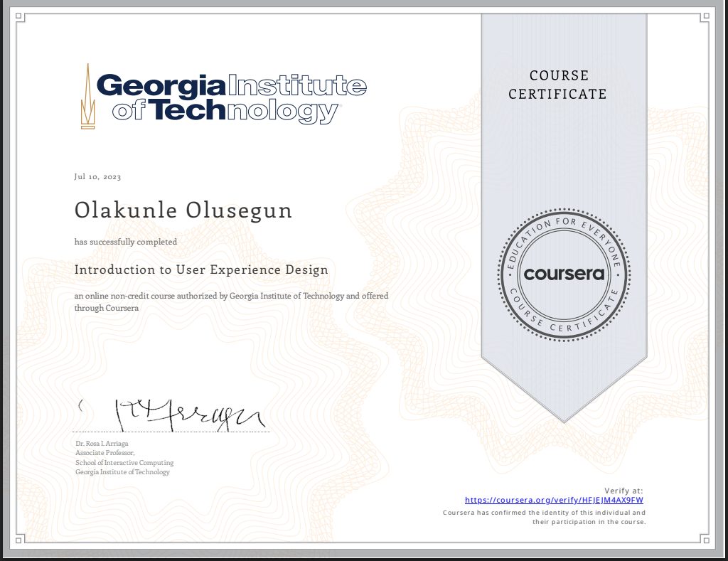UX Design · Georgia Tech